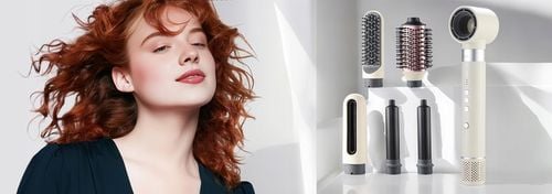 MOCNA SUSZARKA LOKÓWKA DO WŁOSÓW 6W1 3 PRĘDKOŚC Z JONIZACJA 1400W na Arena.pl