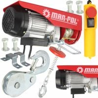 WCIĄGARKA WYCIĄGARKA 230V ELEKTRYCZNA LINOWA 300kg