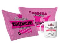 Zestaw urodzinowy poduszka + kubek Księżniczki rodzą się w marcu