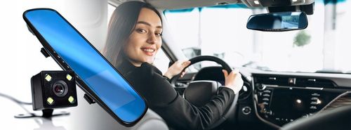 Wideorejestrator lusterko wsteczne microSD GRATIS na Arena.pl