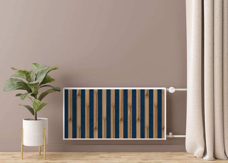 Magnetyczna MASKOWNICA Na Grzejnik Lamele Ozdobne Efekt 3D 80cm x 60cm zdjęcie 7