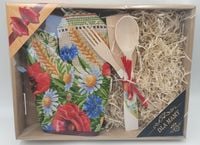 zestaw rękawica + sztućce drewniane dla mamy   36 x 28 cm.  | p1426pw5