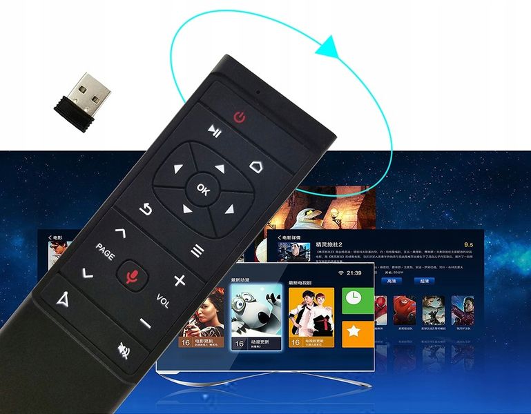 AIR Mouse mini pilot bluetooth SMART TV PC G10S Pro BT do urządzeń Android zdjęcie 9