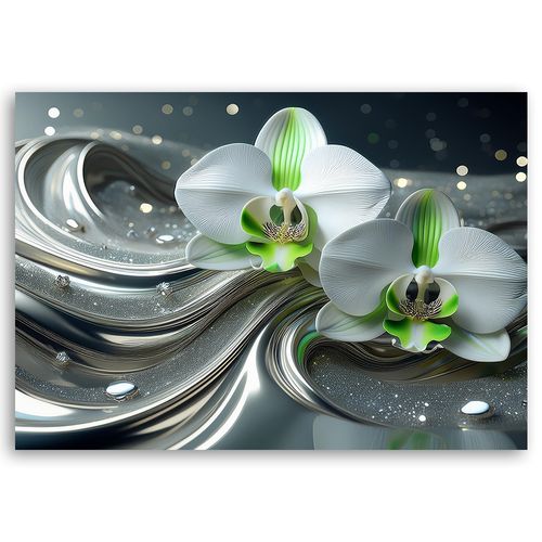 Obraz na płótnie, Kwiat Abstrakcji Orchidei 60x40 na Arena.pl