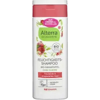 Nawilżający szampon do włosów suchych, zniszczonych Alterra granat