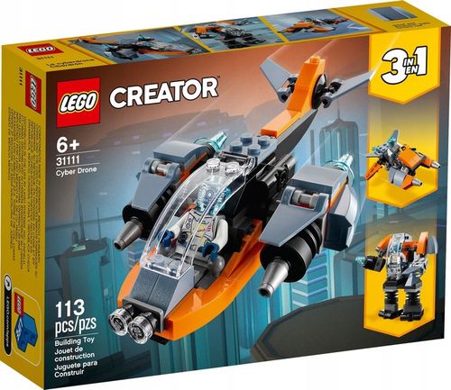 LEGO CREATOR CYBERDRON 3w1 ZESTAW 31111 na Arena.pl