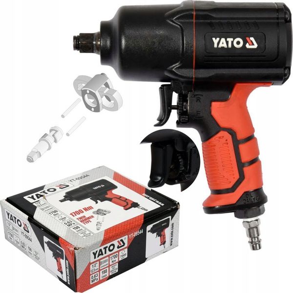 YATO KLUCZ PNEUMATYCZNY UDAROWY DO KÓŁ 1/2 1700Nm KOMPOZYTOWY YT-09544 zdjęcie 7