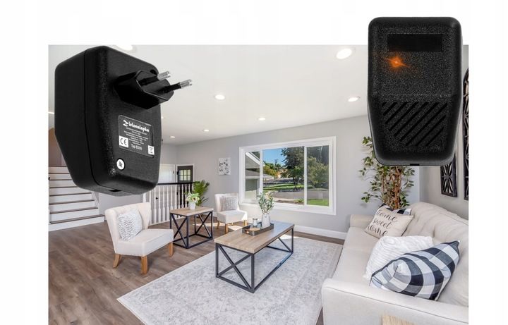 Domowy odstraszacz ultradźwiękowy przeciw gryzoniom, robactwu, super cichy zdjęcie 9