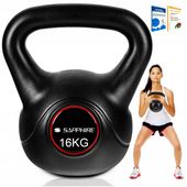 Hantel KETTLEBELL Sapphire 16KG kula ODWAŻNIK kettle HANTLA do ćwiczeń