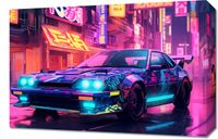 Obraz 60x40cm Nocny Rajd w Neo-Tokio