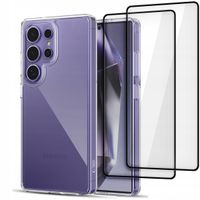 2 x ETUI CASE COVER SZTYWNE PLECKI TPU DO GALAXY S25 ULTRA + 2-PAK SZKŁO