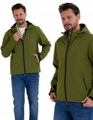 Męska Kurtka Przejściowa Softshell Przeciwdeszczowy Poliester MORAJ - L