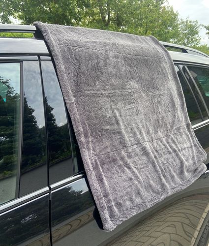 Orca duży gruby ręcznik z mikrofibry do osuszania auta samochodu 1200gsm XL na Arena.pl