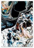 Plakat abstrakcja wzory abstrakcyjne 61x91 cm