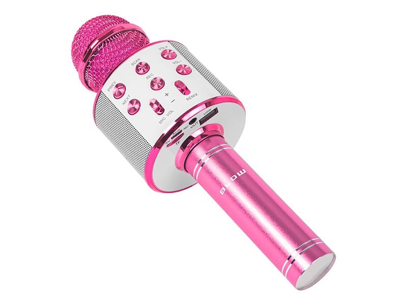 Mikrofon PRM402 BLOW różowy karaoke zdjęcie 1