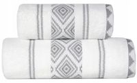 Ręcznik Azteka 50x90 biały aztecki Greno