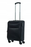 MAŁA WALIZKA PODRÓŻNA KABINOWA MATERIAŁOWA BAGIA PREMIUM NA 4 KOŁACH