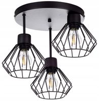 LAMPA WISZĄCA SUFITOWA ŻYRANDOL BRYLANT LOFT DRUT