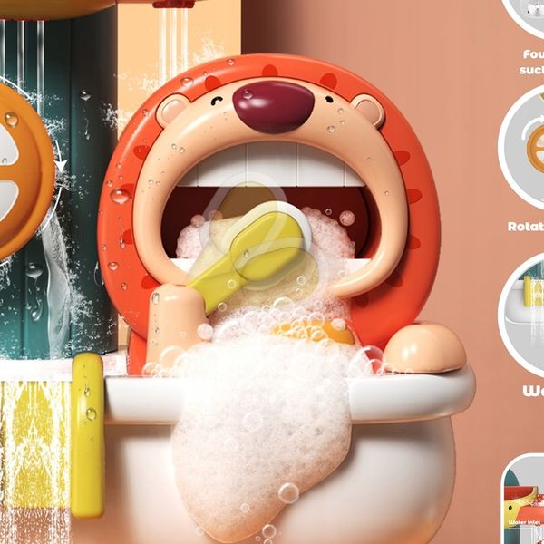 MASZYNKA DO ROBIENIA BANIEK PIANY FONTANNA ZABAWKA DO KĄPIELI WODY WANNY zdjęcie 4