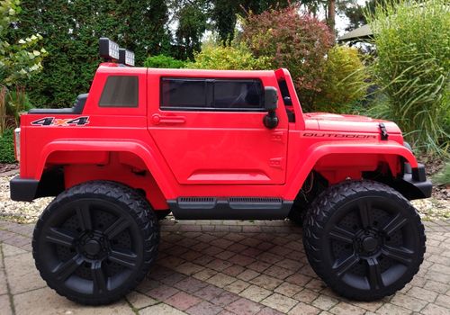 AUTO NA AKUMULATOR JEEP 4x4 Czerwony na Arena.pl