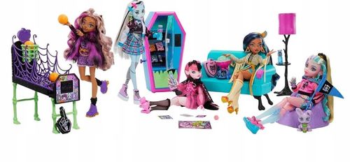 Zestaw Monster High Salonik uczniów HNF67 Mattel na Arena.pl