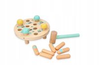 PRZEBIJANKA MARCHEWKOWE POLE MŁOTEK KLOCKI WBIJANIE GRZYBY DREWNO 12M+