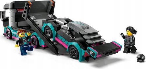 KLOCKI LEGO CITY 60406 SAMOCHÓD WYŚCIGOWY LAWETA PREZENT DLA DZIECI + TORBA na Arena.pl