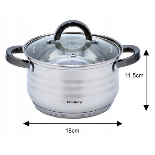 zestaw garnków 8 elementów klausberg kb-7701 na Arena.pl