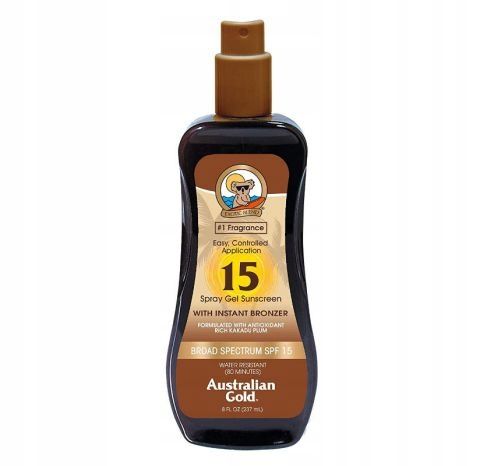 Australian Gold Spray Żel Z Bronzerem SPF15 zdjęcie 1