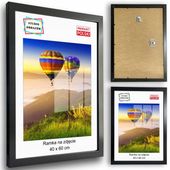 Ramka 40x60 60x40 czarna pozioma pionowa na zdjęcie plakat wiele