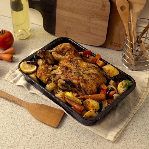 BLACHA FORMA DO PIECZENIA BRYTFANNA NIEPRZYWIERAJĄCA NON STICK 21,5x31,5 cm na Arena.pl