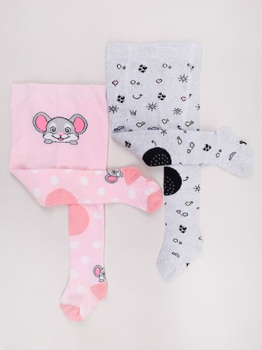 Rajstopy dziewczęce dziecięce do raczkowania 3xABS 2PAK 80-86 YOCLUB na Arena.pl