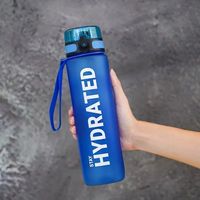 Butelka na wodę 1L, przenośna butelka sportowa, ładna butelka do picia – 1,0 l / M