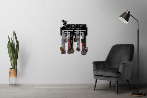 Wieszak na medale WROTKARSTWO twoje imię dowolny tekst 314.3 na Arena.pl