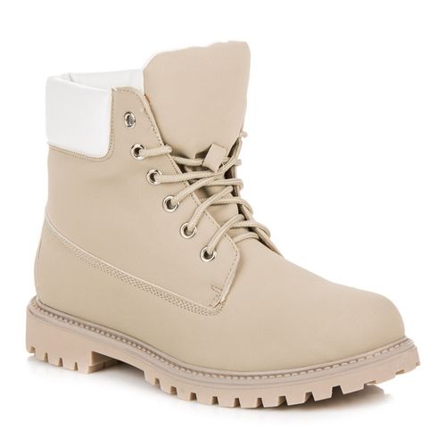 Beżowe traperki r.38 na Arena.pl