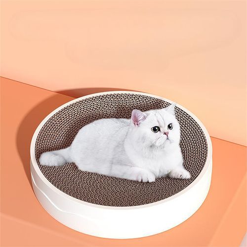 zestaw drapak z dodatkowym wymiennym wkładem dla kota ekologiczny tekturowy na Arena.pl