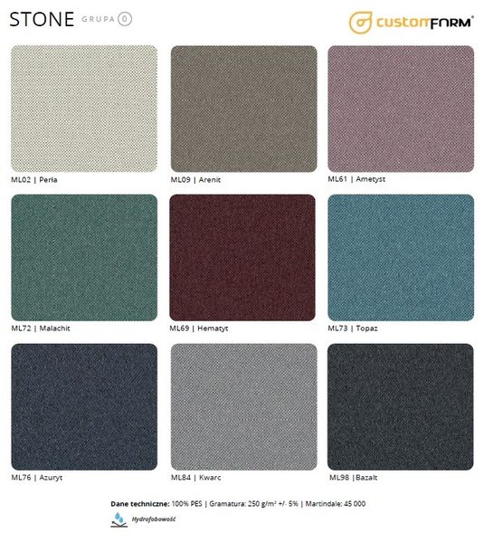 Sofa SCANDIC 3 os. z szezlongiem P - karbon(et95), naturalny, narożnik zdjęcie 7