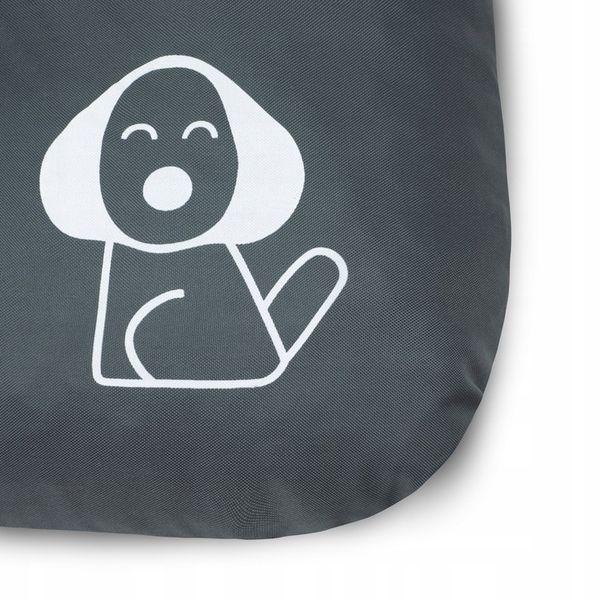 Średni materac dla psa legowisko 90x60 XL poducha kanapa posłanie GRAFIT zdjęcie 5