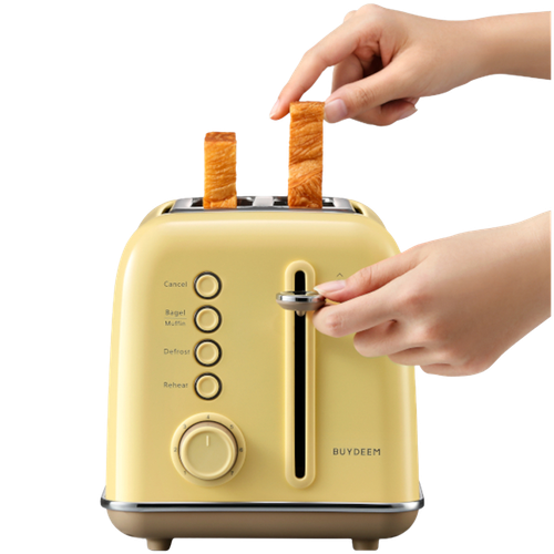 BUYDEEM Toster na 2 kromki, model DT620E, kolor Mellow Yellow, EU na Arena.pl
