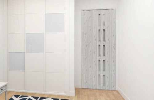 Drzwi harmonijkowe 005S DĄB ALASKA MAT - 80 cm na Arena.pl
