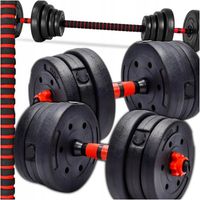 ZESTAW HANTLE REGULOWANE 2 x 15 KG + SZTANGA = ZESTAW HANTLI 30 KG