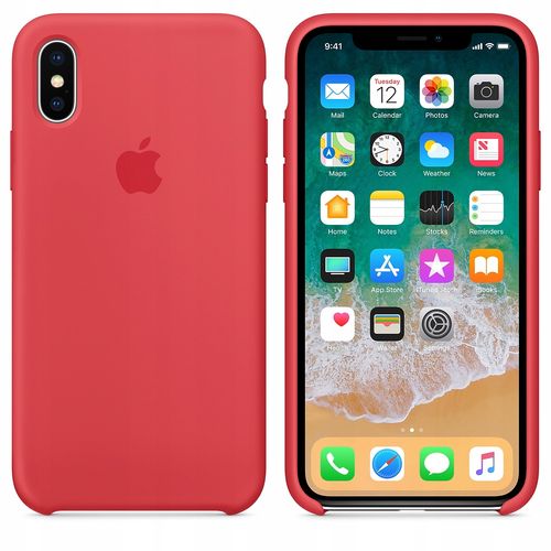 SILIKONOWE ETUI OBUDOWA CASE IPHONE X Raspberry na Arena.pl