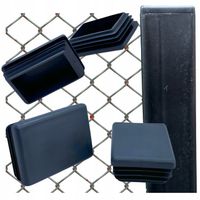 Zaślepka wewnętrzna na profil słupek daszek 60x40 20SZT ANTRACYT