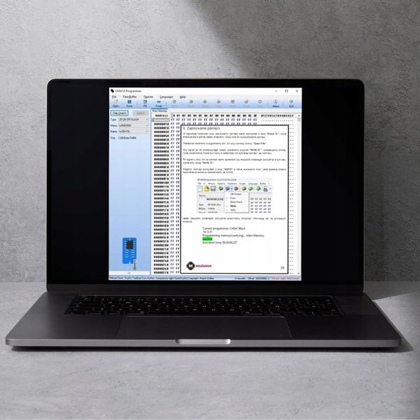 Programator CH341A EEPROM Flash BIOS IMMO adaptery + klips i OPROGRAMOWANIE zdjęcie 2