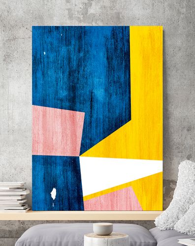 Plakat abstrakcja geometryczna 21x29,7 cm A4 na Arena.pl