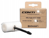 Dętka 27,5 TPU 27,5 x 1,75/1,95/2,0/2,10/2,25/2,35 FV 60mm CONTINENTAL 43g