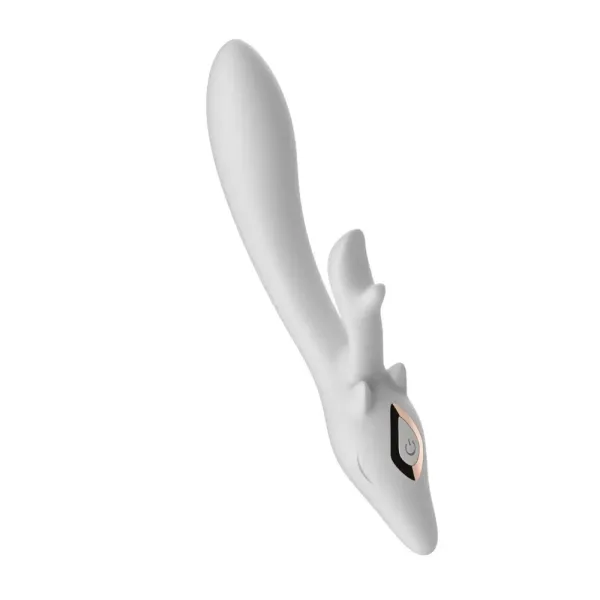 Wibrator- Vibrator silicone 10 vibration function white zdjęcie 1