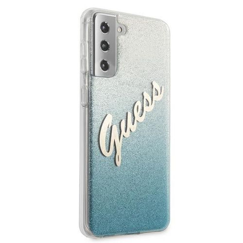 Guess GUHCS21SPCUGLSBL S21 G991 niebieski/blue hardcase Glitter Gradient Script na Arena.pl