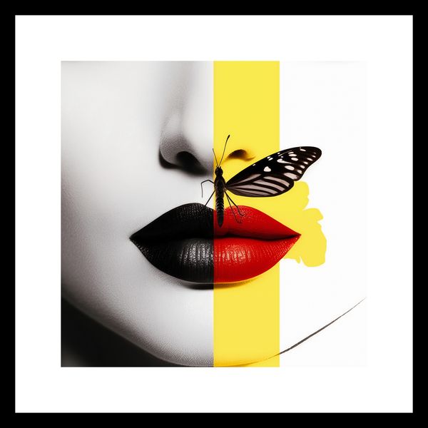 Plakat 20x20cm Motyla Piękność zdjęcie 3