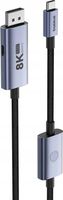 Baseus Adapter Baseus BS-OH176 USB-C / DisplayPort 8K 60Hz 1.5m czarny